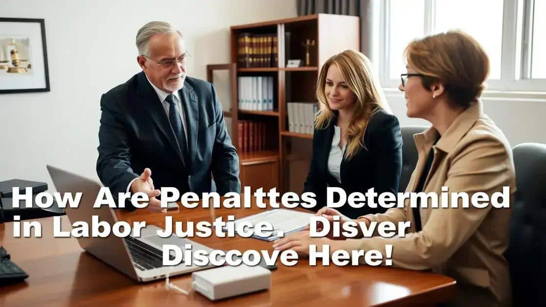 Como São Determinadas as Penalidades na Justiça do Trabalho? Descubra Aqui!