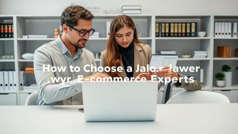 Como Selecionar um Advogado Trabalhista para Especialistas em E-commerce
