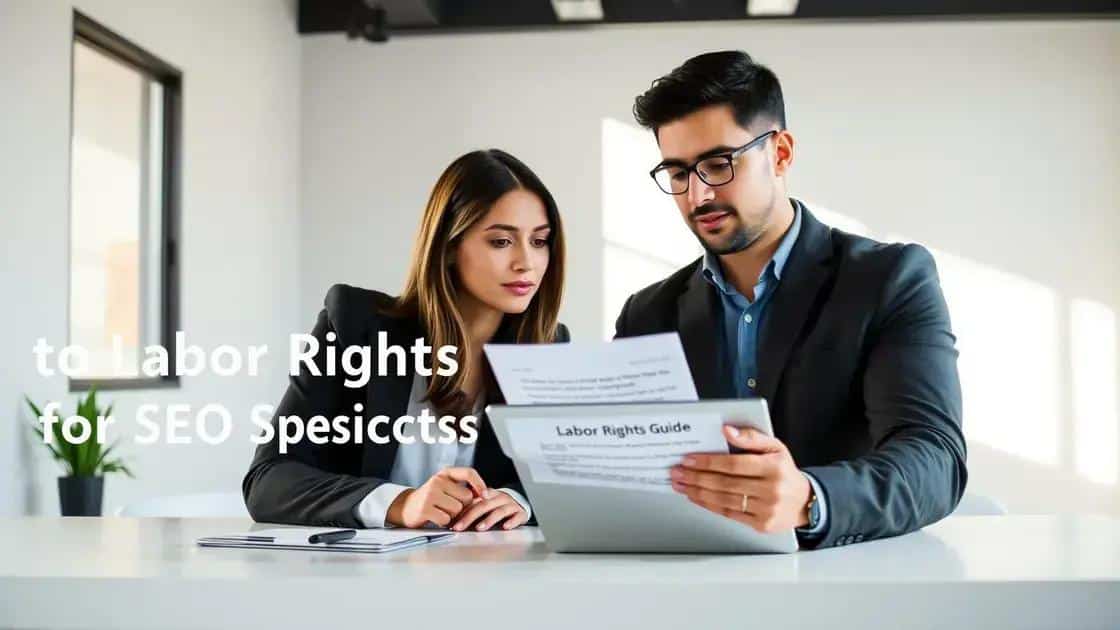 Desvende o Guia de Direitos Trabalhistas para Especialistas em SEO!