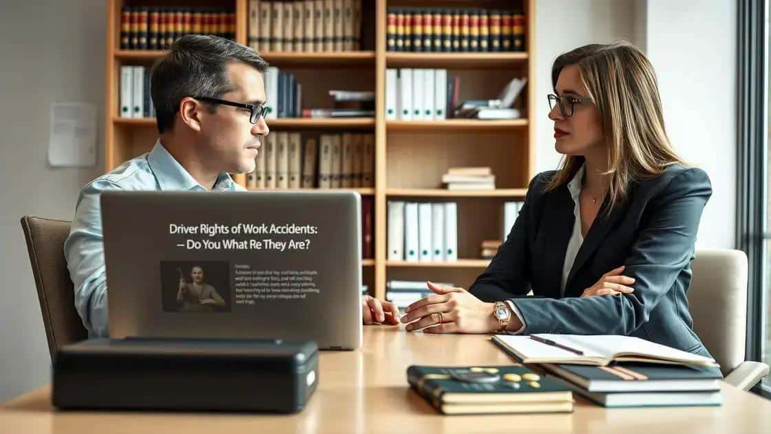 Direitos dos Motoristas em Caso de Acidente de Trabalho: Você Sabe Quais São?