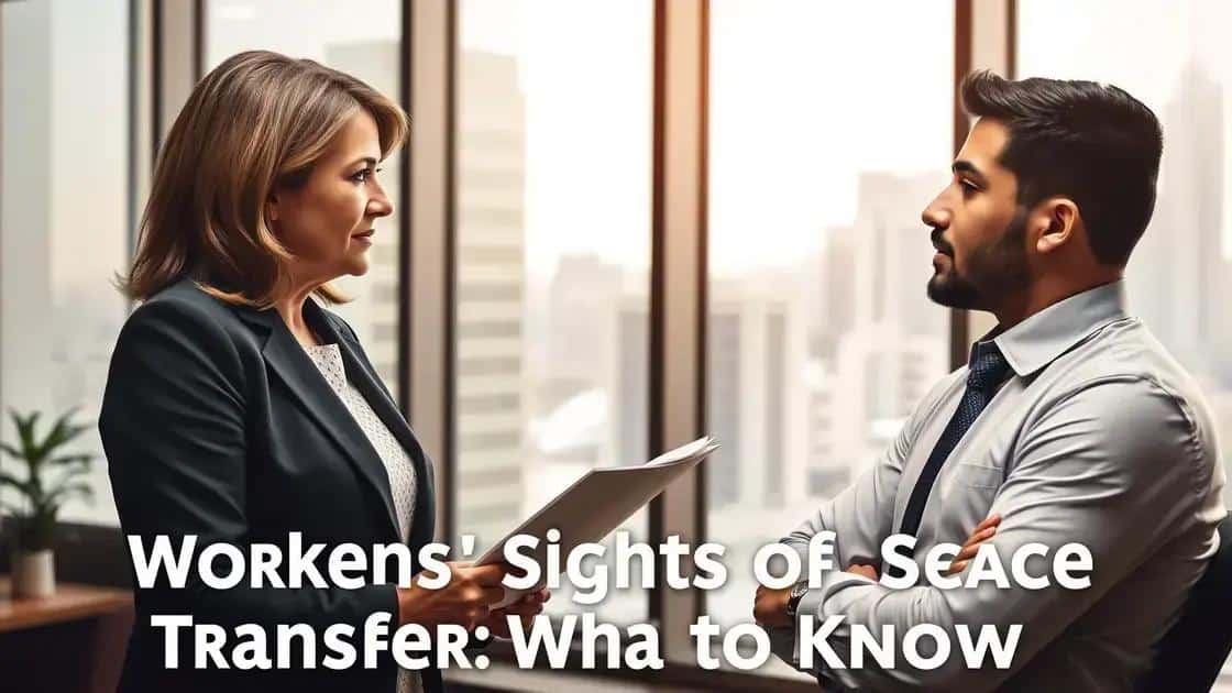 Direitos dos Trabalhadores em Caso de Transferência de Setor: O Que Saber