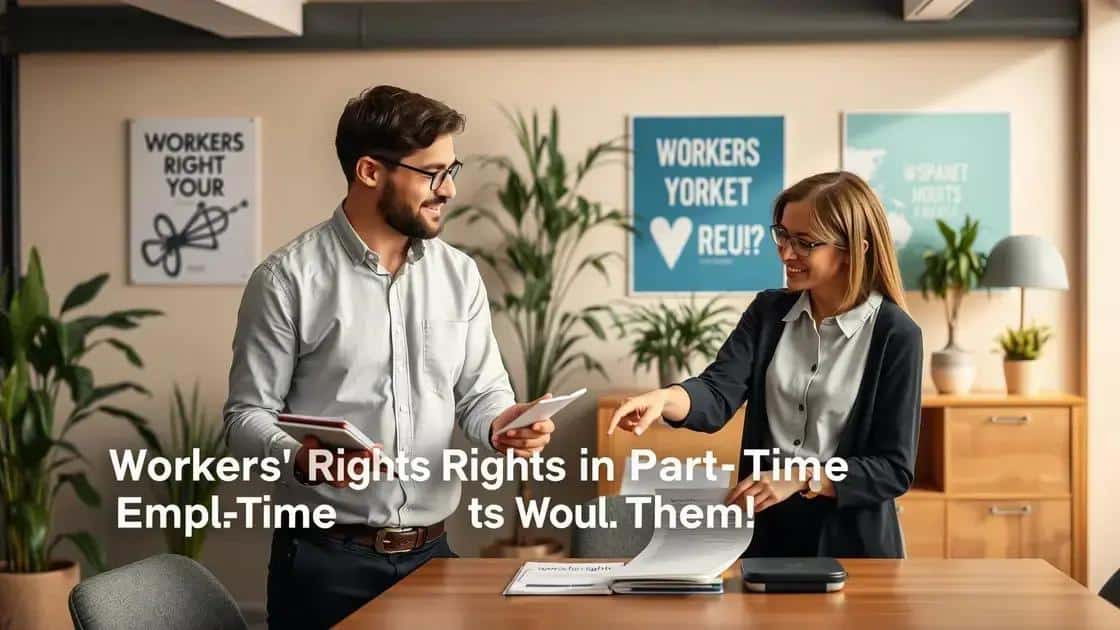 Direitos dos trabalhadores em contrato de trabalho parcial: Conheça-os!