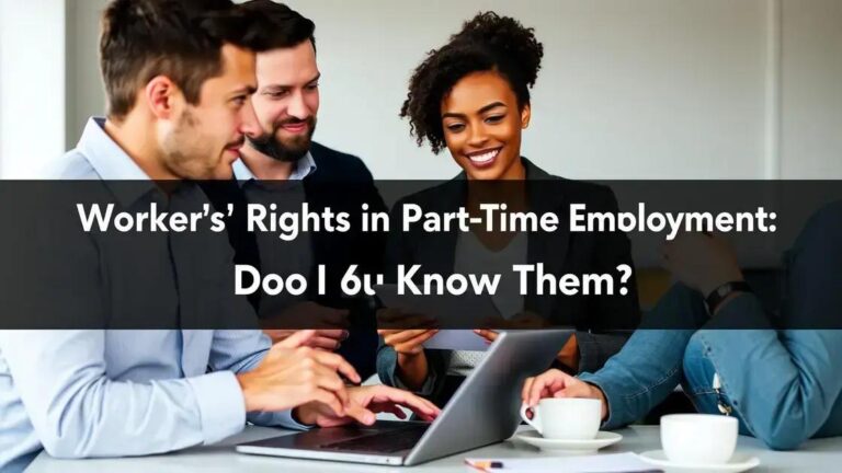 Direitos dos trabalhadores em regime de tempo parcial: Você conhece?