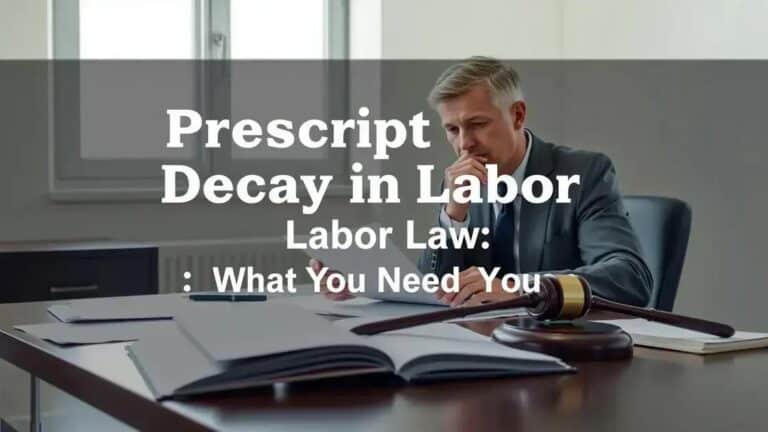 Entendendo a Prescrição e Decadência no Direito Trabalhista: O que você precisa saber