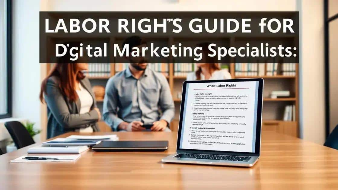 Guia de Direitos Trabalhistas para Especialistas em Marketing Digital: O Que Você Precisa Saber