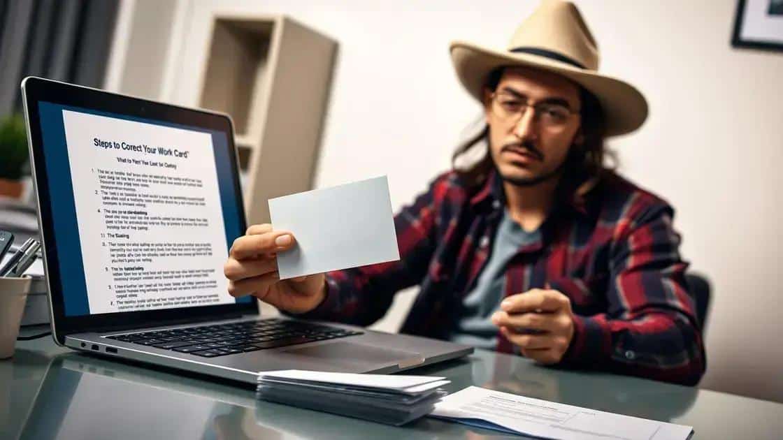 O que fazer se a sua carteira de trabalho foi assinada com data incorreta?