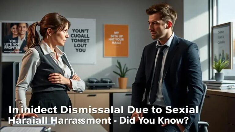 Rescisão Indireta por Assédio Sexual no Trabalho: Você Sabia?