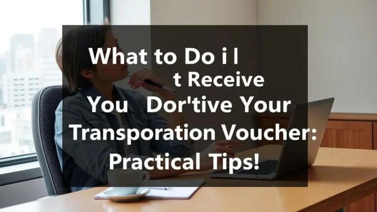 Saiba o que fazer se você não recebe o vale-transporte: Dicas Práticas!