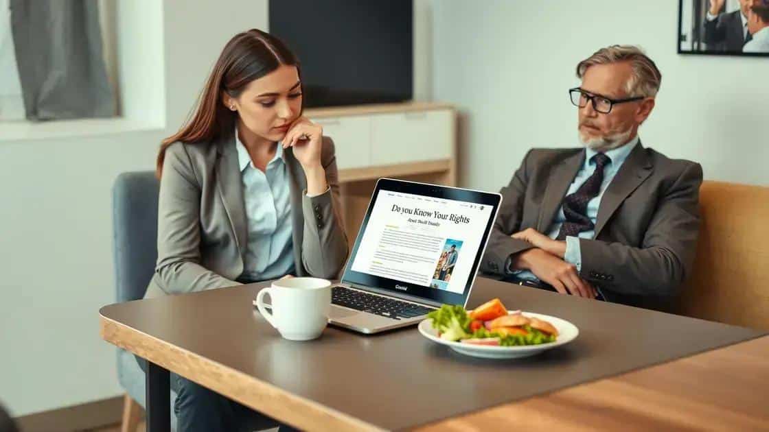 Você conhece os seus direitos sobre pausas para alimentação? Descubra agora!